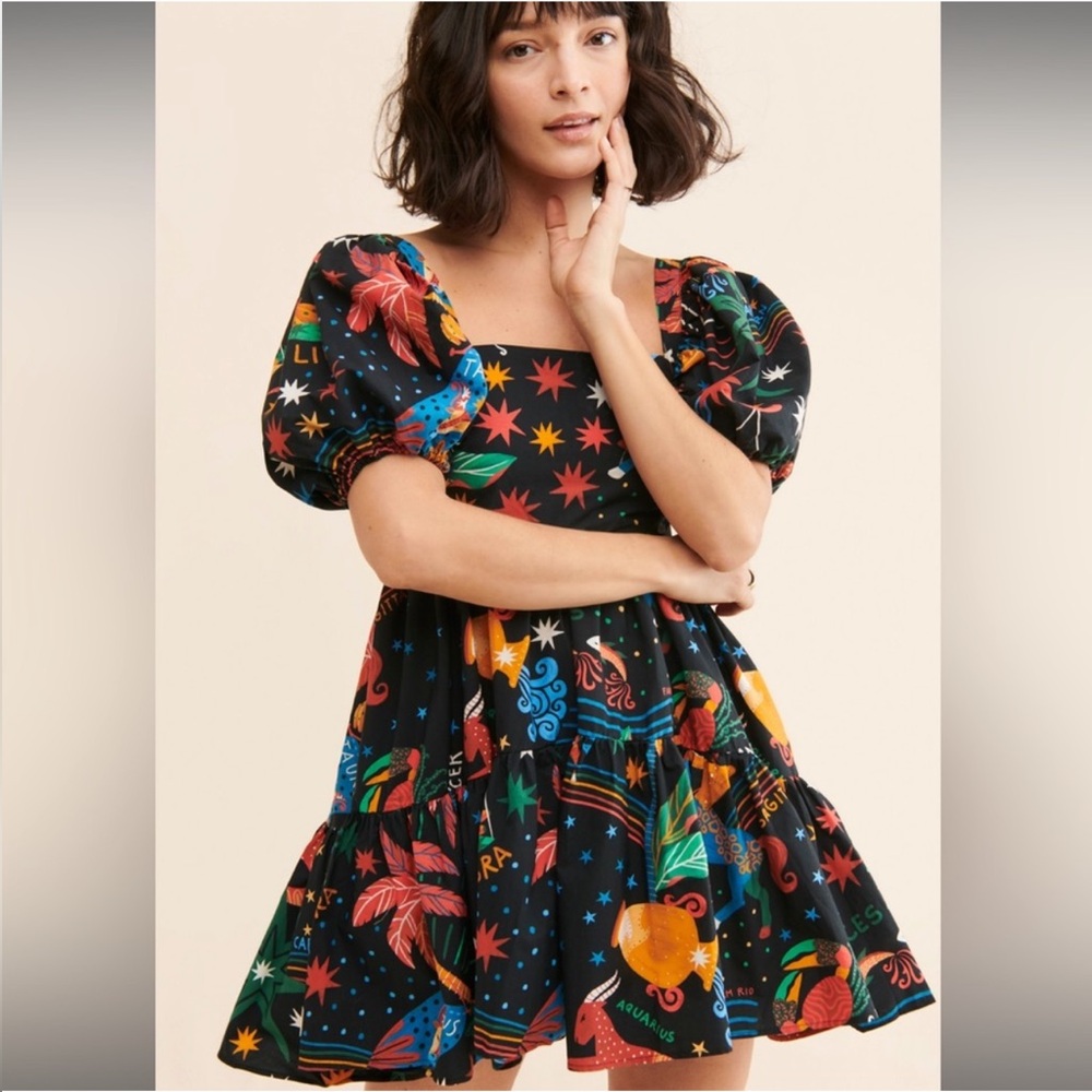 FARM RIO Zodiac Mini Dress